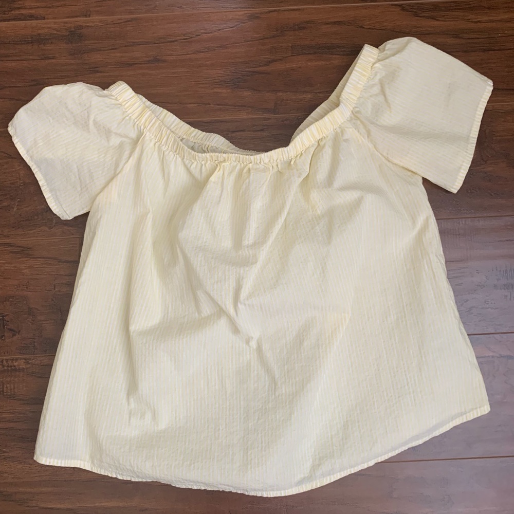 Off the shoulder blouse